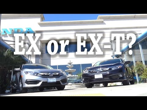 2016 Honda Civic EX or EX-T? Differences, features & EQUIPMENT