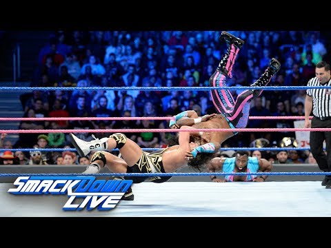 The New Day vs. Chad Gable & Shelton Benjamin: SmackDown LIVE, Oct. 24, 2017