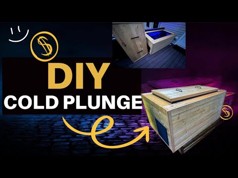 DIY Cold Plunge - The Ultimate Chest Freezer conversion with wood enclosure.