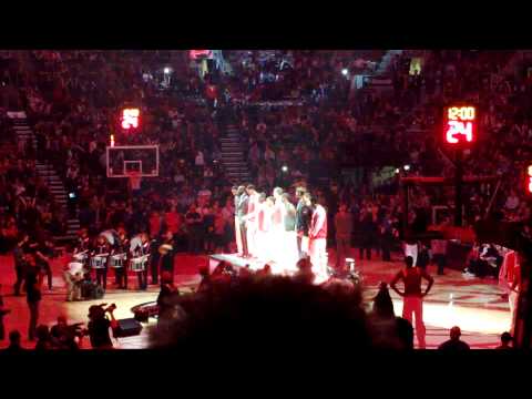 Toronto Raptors 2013-2014 Season Opener - Player Introductions