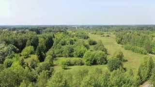 preview picture of video 'Skverbai nuo vandens bokšto / Panorama of Skverbai'