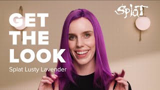 Splat Hair Color Lusty Lavender Hair Dye Tutorial | Semi permanent