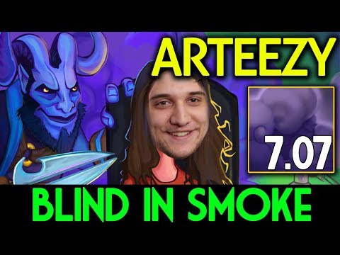 Arteezy Dota 2 7.07 [Riki] BALANCED HERO! Blind in Smoke