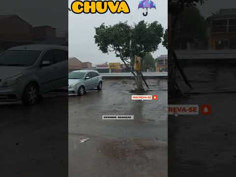 Final de tarde com muita chuva na cidade de Atalaia-Alagoas
