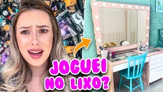 JOGUEI MINHAS MAKES E PENTEADEIRA FORA? O QUE EU FIZ? | Amanda Domenico