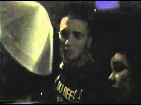 Anthony Kiedis, John Frusciante, backstage 1991.