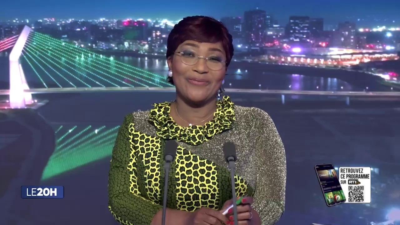 The 8 PM news on RTI 1, April 7, 2026, by Marie-Laure N'Goran