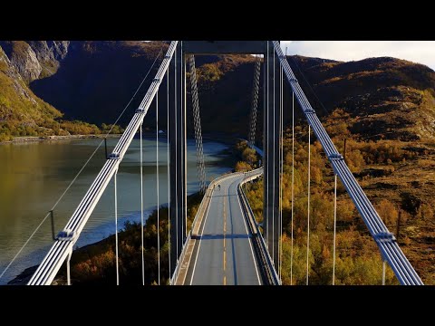 Cycling along the coastal route of Northern Norway