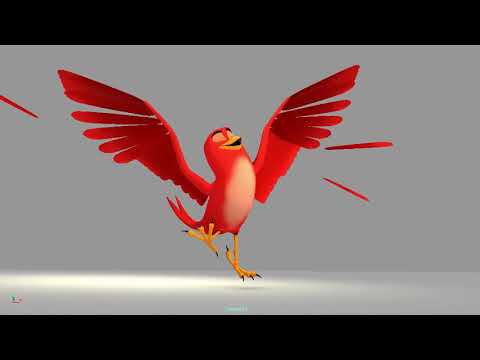 Stewart bird rig test | 3D Animation