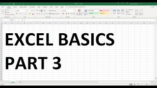 Download the video "Excel Basics - FREE Tutorial - Part 3"