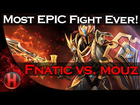 MOST EPIC Fight Fnatic vs. mouz Dota 2 Hype Cast Tobi Wan
