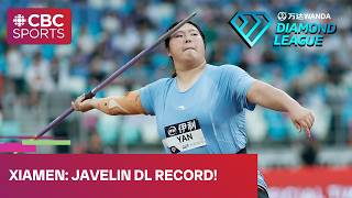 Diamond League Record: China's 18-year-old Yan Ziyi throws javelin 2nd furthest than any woman EVER