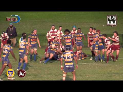2015 NHRU Round 12 Premier 1 Highlights - Hamilton v University