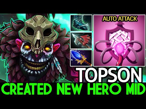 TOPSON [Dazzle] Created New Hero Solo Mid Annoying Scepter Dota 2
