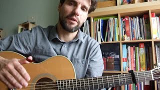 Davey - Roy Harper (cover + guitar tutorial)