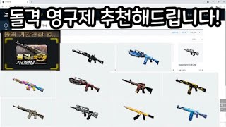 돌격 영구제 추천 드립니다!