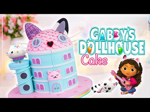 Gabby's Dollhouse Cake - Step by step Tutorial