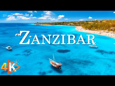 Zanzibar 4K - Pristine Beaches and Turquoise Waters with Relaxing Music - 4K Video Ultra HD