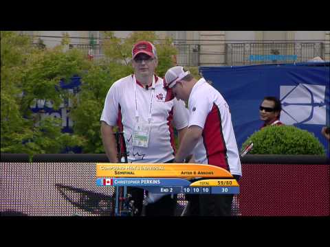 Reo Wilde v Christopher Perkins — compound men's semifinal | Turin 2011 World Championships