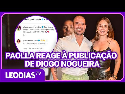 PAOLLA OLIVEIRA E DIOGO NOGUEIRA “BISCOITAM” AO MESMO TEMPO, TROCAM REAÇÕES E CANTOR SE DECLARA