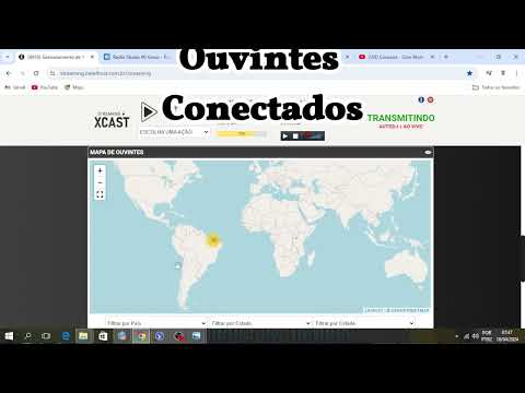 MAPA DE OUVINTES CONECTADOS