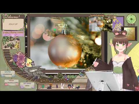 Paintalong Study 3 - Festive Orb