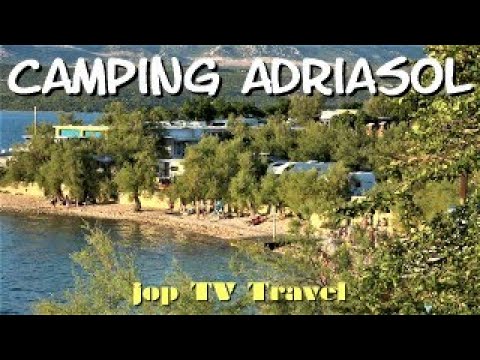Rundgang durch die Campinganlage AdriaSol in Novigrad Dalmatien (Kroatien) 2025 jop TV Travel