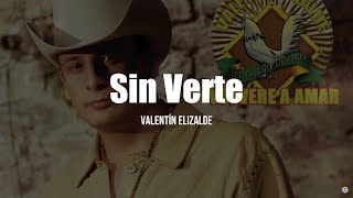 Valentín Elizalde - Sin Verte (Letra / Lyrics)
