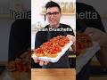 Italian Bruschetta Appetizer And Side Dish Idea