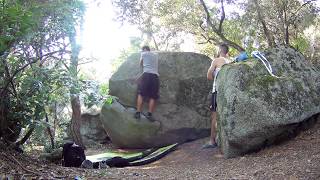 Video thumbnail of Problem 39 (Durkuek), 6b. Can Bruguera