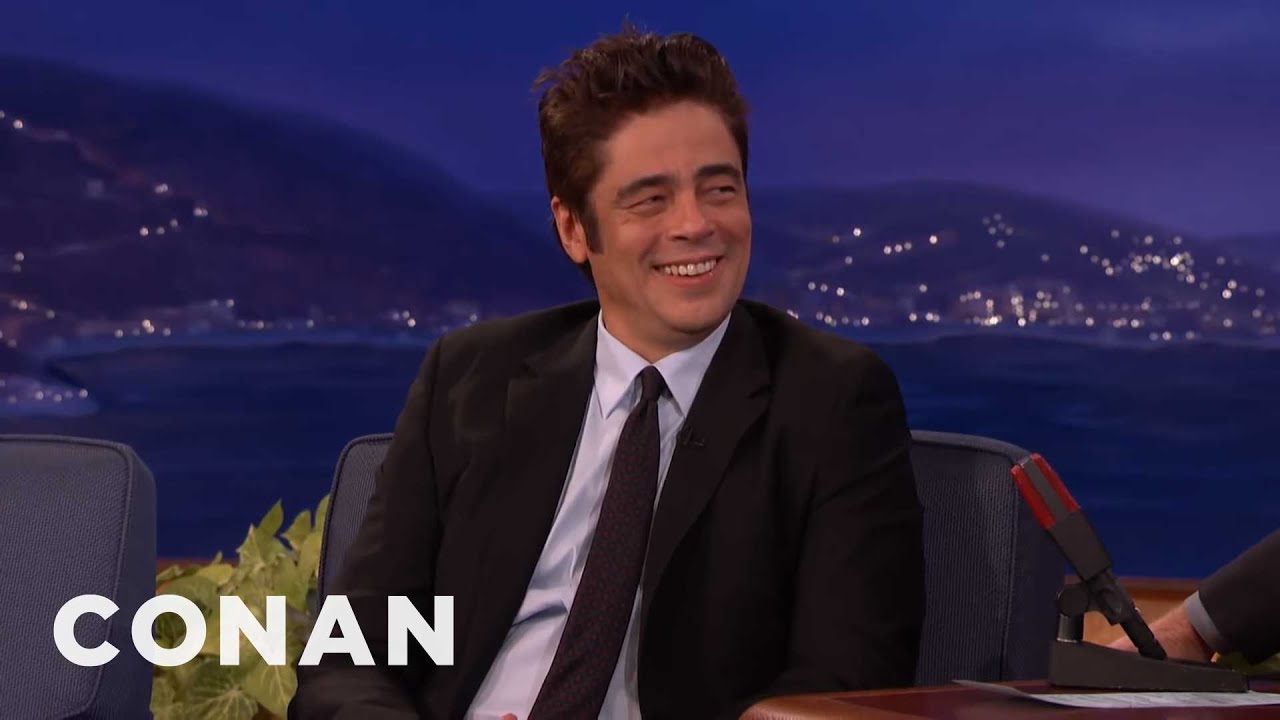 Benicio Del Toro's Disneyland Trip With Rod Stewart | CONAN on TBS