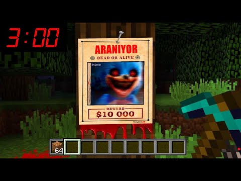 GECE 3'TE KÖTÜ SONİC ARANIYOR! 😱 - Minecraft