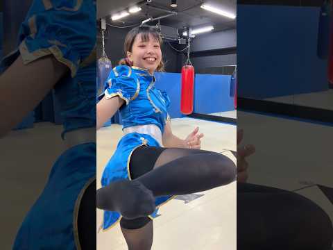 モナキック練習してたら本物が来た