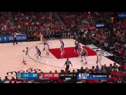 Rodney Hood All Game Actions 05/20/19 Warriors vs Blazers Game 4 Highlights