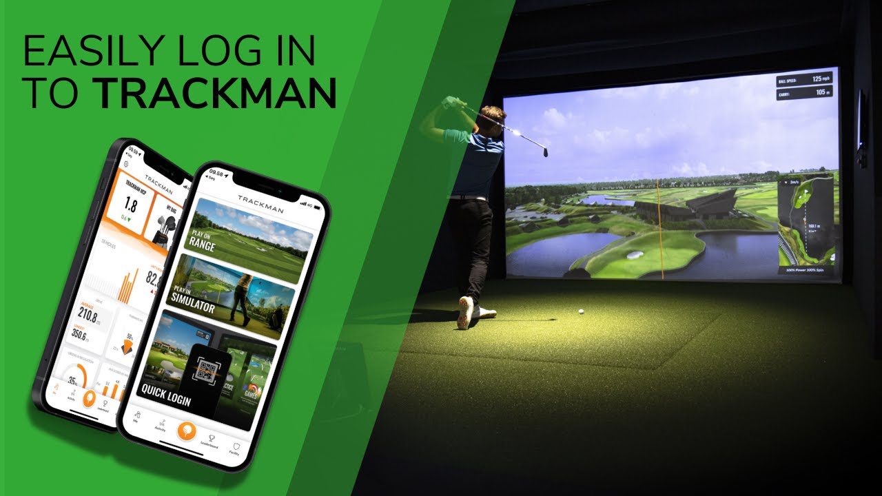 How To Login To Your Trackman Golf Simulator Profile Using Your Phone