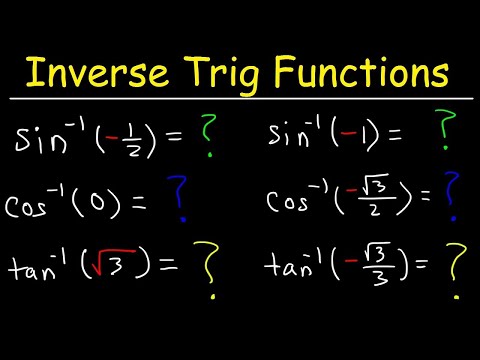 Evaluating Inverse Trigonometric Functions Membership