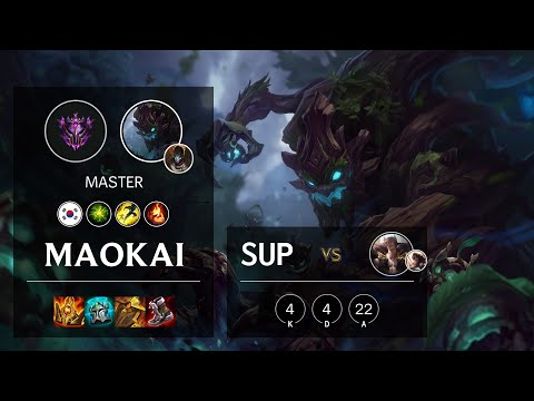 Maokai Support vs Sett - KR Master Patch 10.24