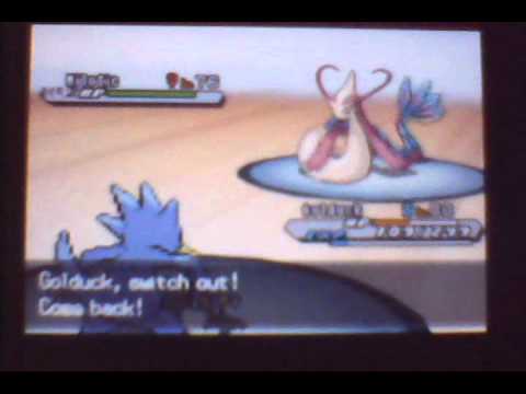 Pokemon White 2 Movie pt97 Nate vs Cynthia, Ex Sinnoh League Champ