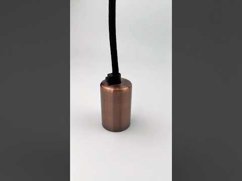 Втулка фіксатор проводу з бічним затиском (чорна) Е27 і Е14 Premium