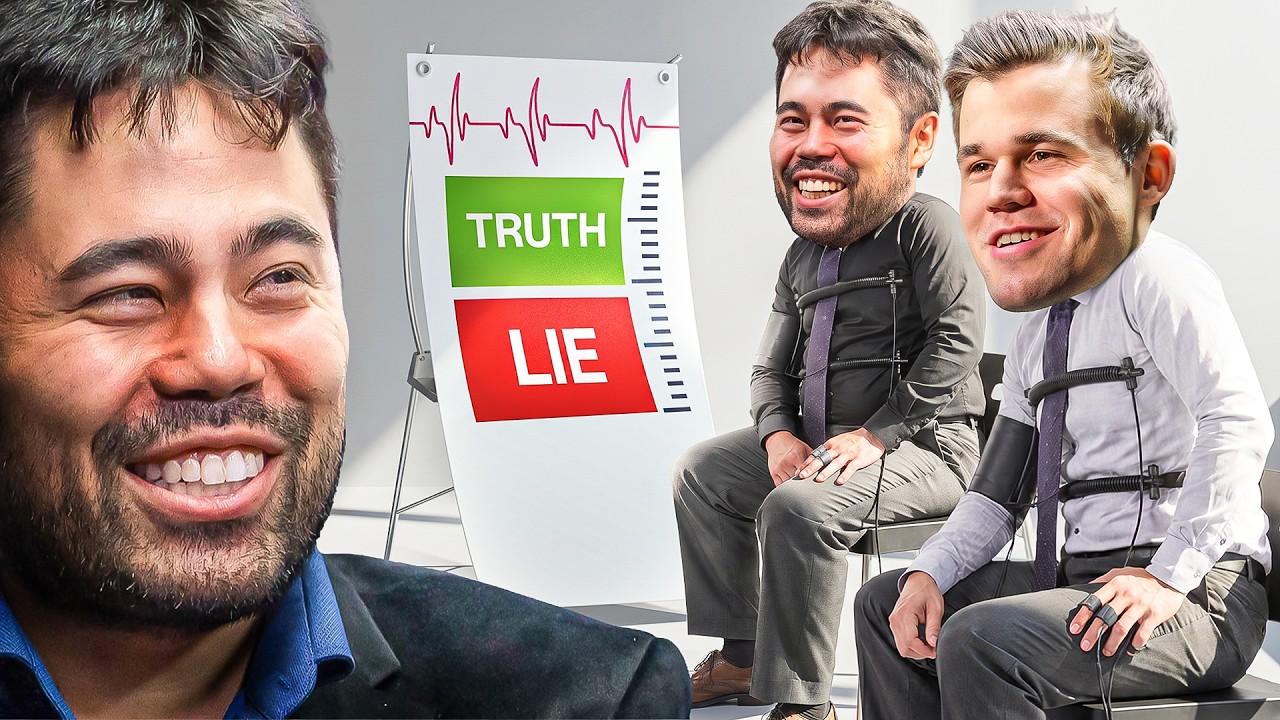 Hikaru Spills all the Tea - Behind the Scenes at Lie Detector Test with Magnus