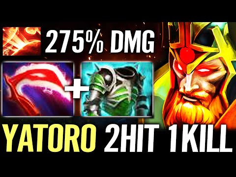 🔥 YATORO Wraith King -11 Armor 2HIT 1KILL — 270% Crit Dmg MAX Physic GOD Carry Dota 2 Pro