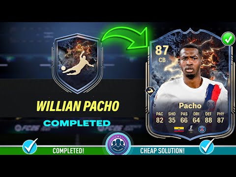 87 Thunderstruck Willian Pacho SBC Solution - Cheap Solution & Tips - FC 26