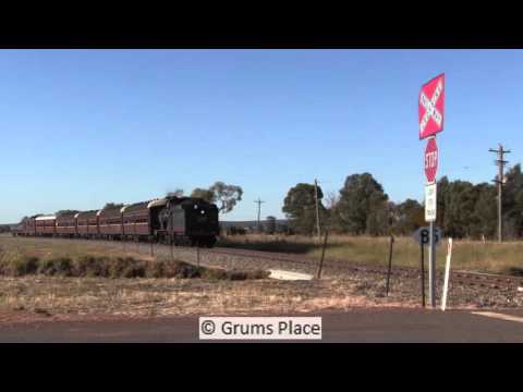 LVR Steam locomotive 3237 passing Koonadan