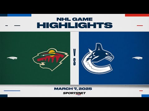 NHL Highlights | Wild vs. Canucks - March 7, 2025