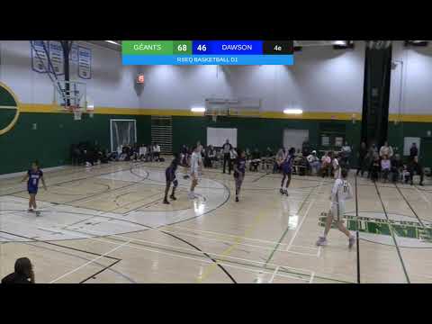RSEQ Basketball féminin 🏀 Dawson @ Saint-Jean [2/14/2025]