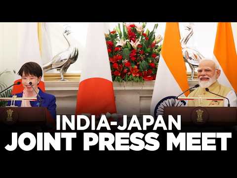PM Modi, PM Sanae Takaichi of Japan attend joint press meet at Hyderabad House, New Delhi