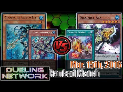 Mermail Atlanteans vs. Dinomist - Dueling Network Match (Ranked) 3/15/2016