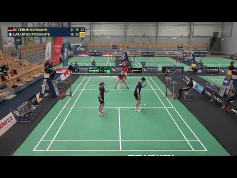 Match Point - Eckerlin / Lehmann vs Labarthe / Pognante - XD, SF - Latvia Int. 2023