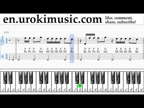 How to Play Piano (right hand) Ozuna - Siguelo Bailando Tabs um-i352
