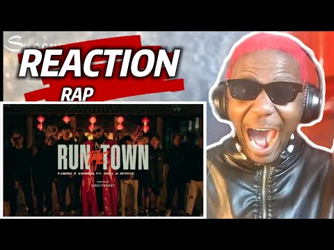 【ได้ยินครั้งแรก】F.HERO x VannDa Ft. 1MILL & SPRITE - RUN THE TOWN #hiphop #reaction #1millreaction